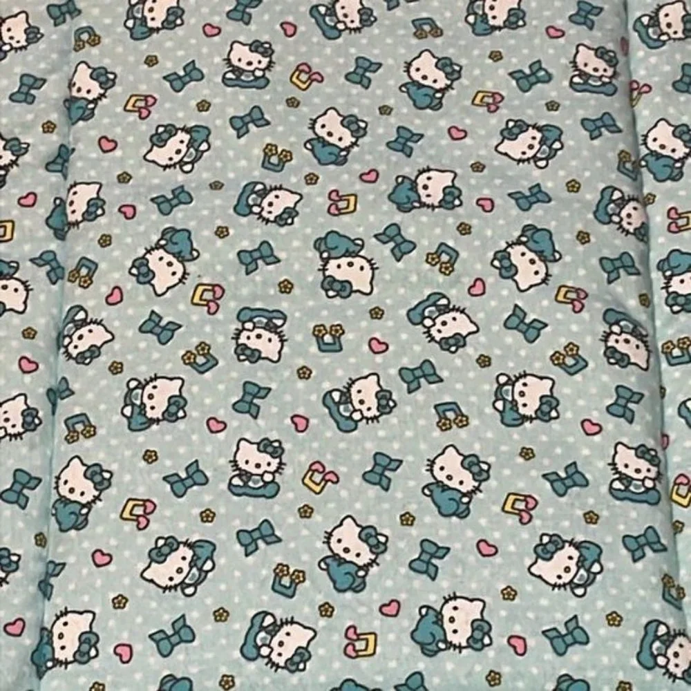 Cat Dog Pet Mat/Bed, Hello Kitty, Aqua, 18 x 24